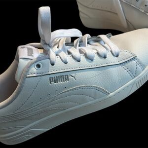 Puma Classic White Leather Sneakers